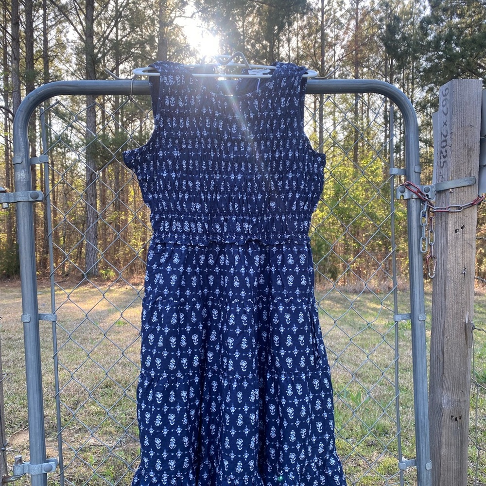 CELADINE DRESS - NAVY CHALK Women’s Large